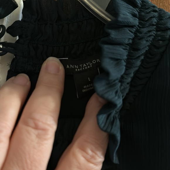 Ann Taylor Ruffle Blouse - Picture 4 of 5